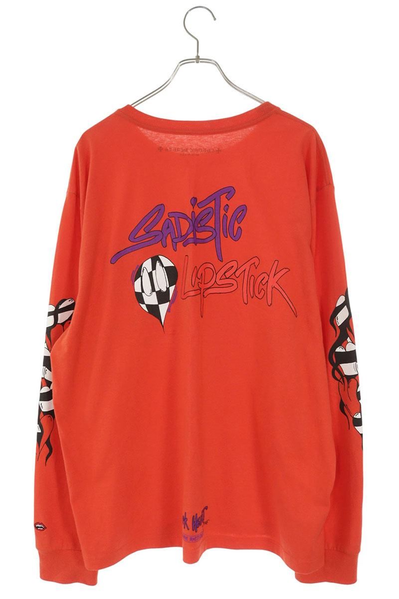 クロムハーツ PPO SPARK THE HEART LS MATTY BOYプリント長袖カットソー メンズ XXL