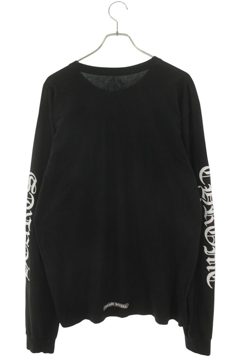 クロムハーツ CH L/S /1 ネック袖ロゴプリント長袖カットソー メンズ XL