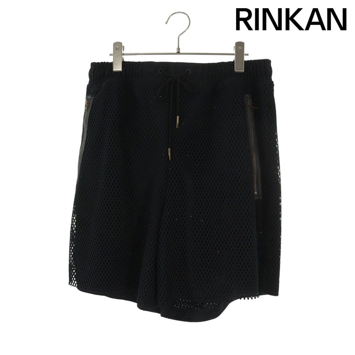 ナイキ ×フラグメントデザイン fragment design M J UNI FRAG SHORT IM6553-010 ×UNIONメッシュショートパンツ メンズ M