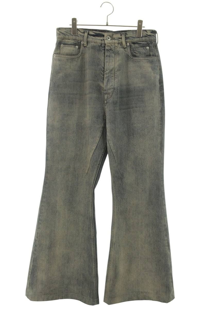 リックオウエンス BOLANS BOOTS CUT DENIM RR02E1335-DWG ボランブーツカットデニムパンツ メンズ 31インチ