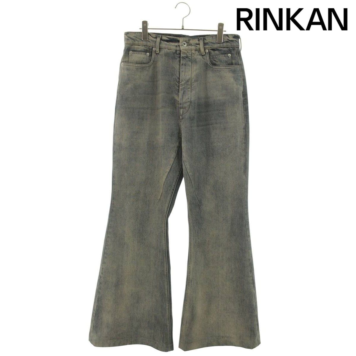 リックオウエンス BOLANS BOOTS CUT DENIM RR02E1335-DWG ボランブーツカットデニムパンツ メンズ 31インチ
