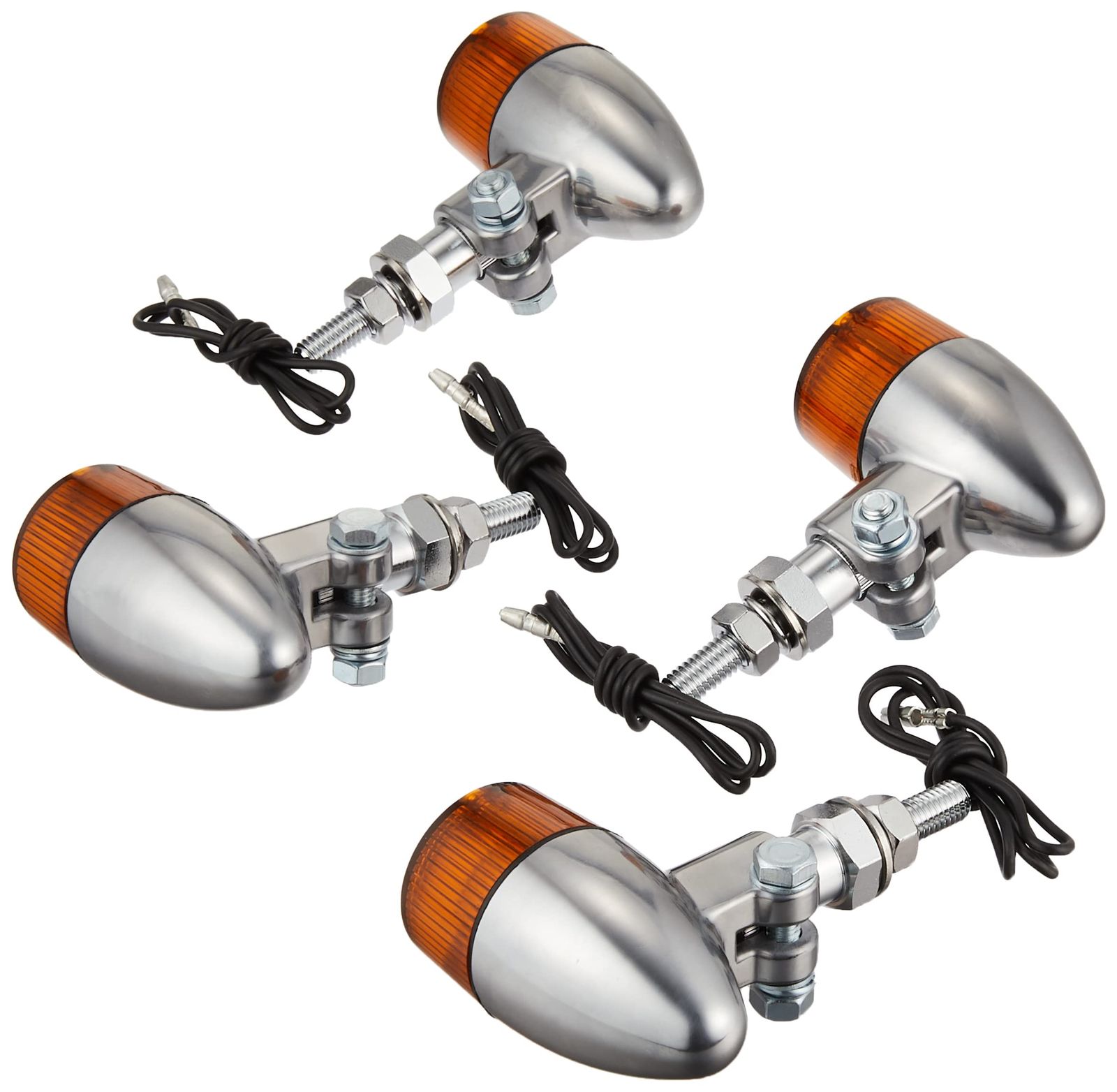 特価商品 キタコ(KITACO) ウインカーキット ロケット・ミニ YB-1/YB-1FOUR アルミ地/アンバー 830-0402031