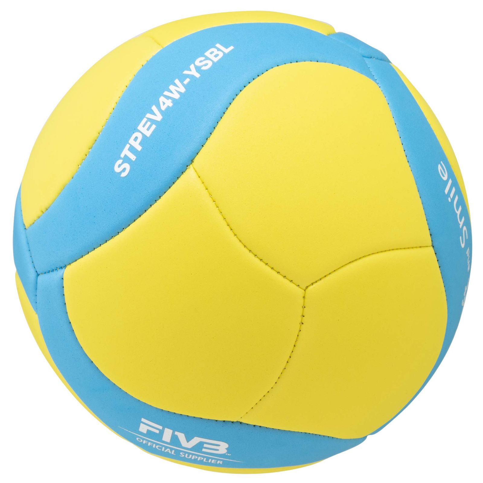 特価商品 ミカサ(MIKASA) スマイルバレーボール 4号(小学生・中学生向け)マシン縫い イエロー/ブルー STPEV4W-YSBL 推奨内圧0.20~0.30(kgf/?) (× 3)