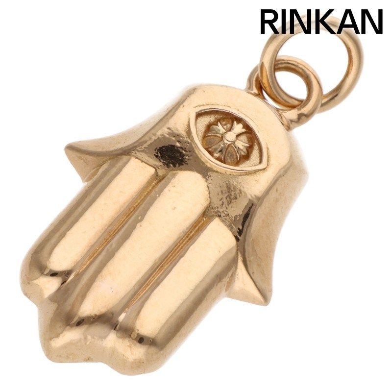 クロムハーツ 22K HAMSA HAND/ハムサハンド イエローゴールドネックレストップ メンズ