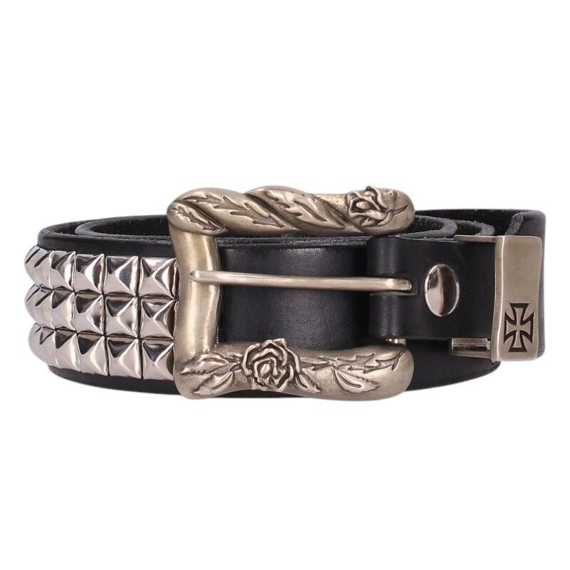 アンファンリッシュデプリメ NEW STUD PATTERN BELT ニュースタッズパターンベルト メンズ