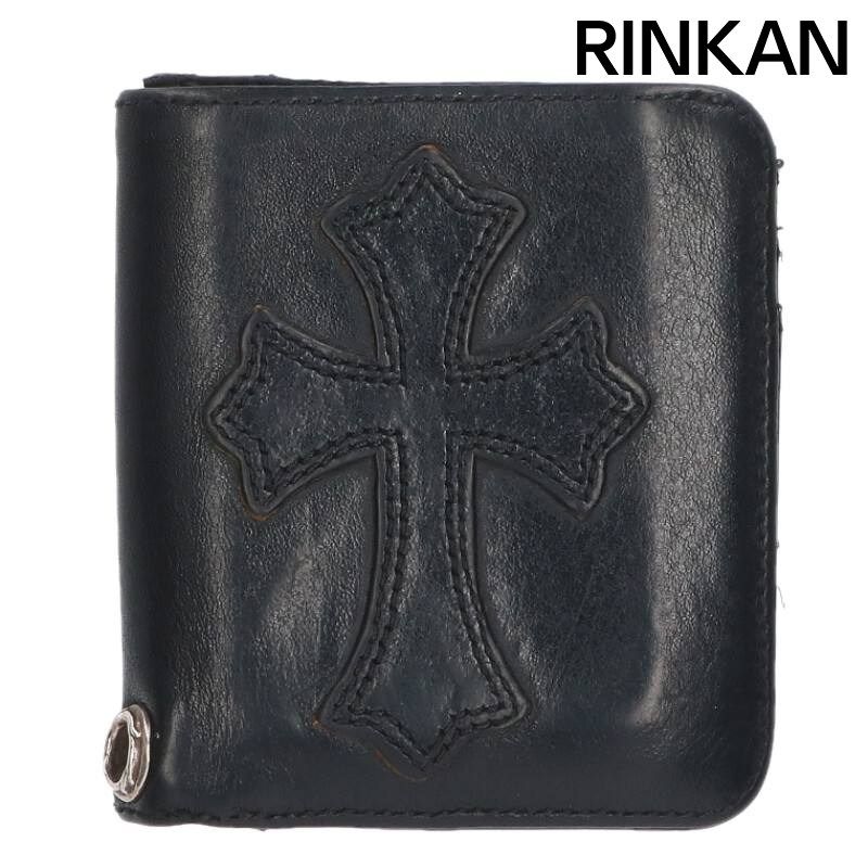 クロムハーツ DR DIGIACOMO ディジャコモ クロスパッチレザー財布 メンズ 180,680円
