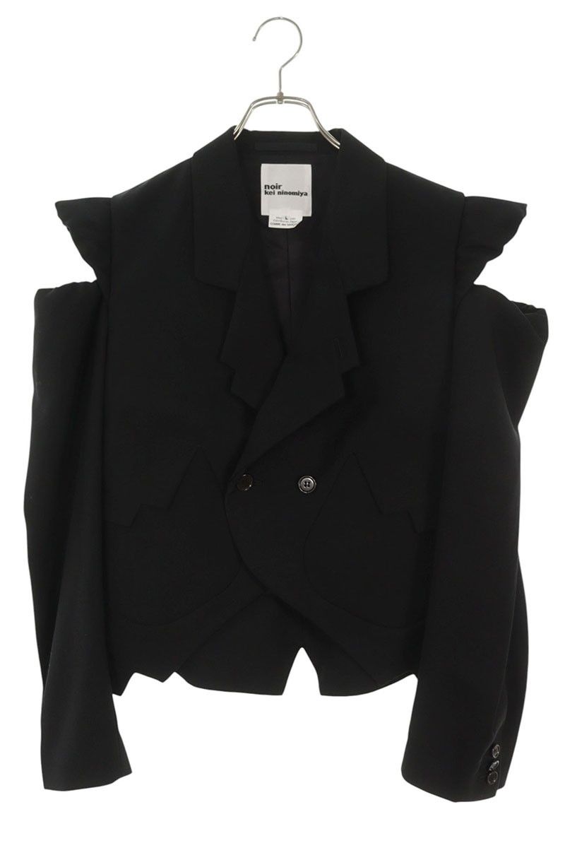 【美品】25SSノワールケイニノミヤ　noirkeininomiya ジャケット ノワールケイニノミヤ 25SS 3O-J004 AD2024 ショルダーカットアウト