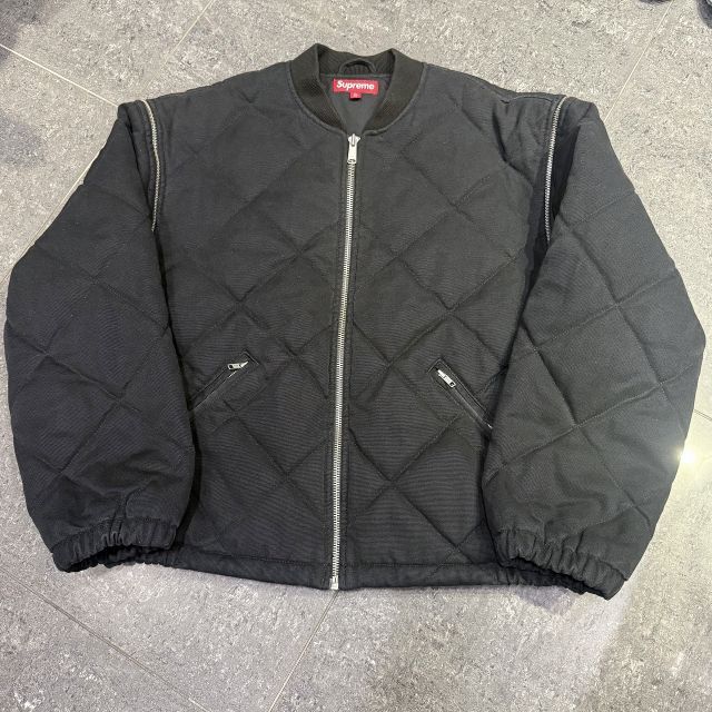 Supreme 25aw Zip-Off Sleeve Quilted Bomber Jacket サイズ-XL シュプリーム ジップオフスリーブ キルテッドボンバージャケット 南堀江店