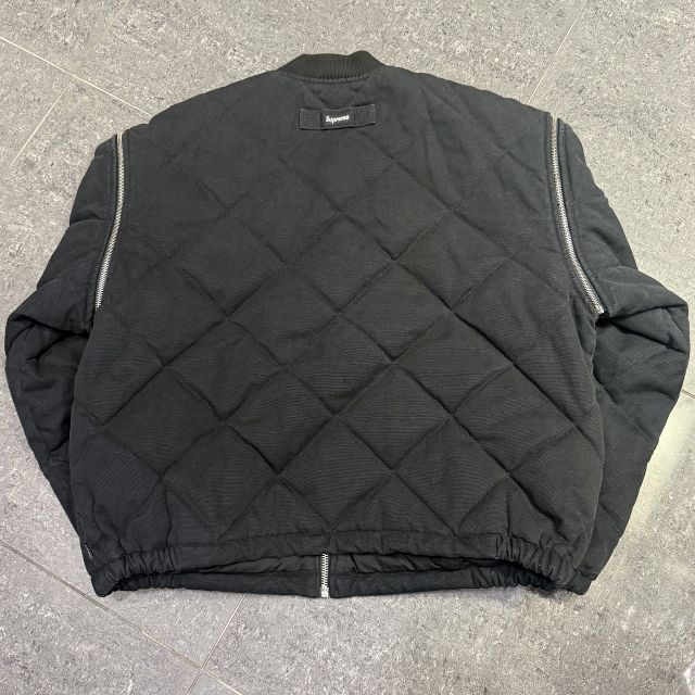 Supreme 25aw Zip-Off Sleeve Quilted Bomber Jacket サイズ-XL シュプリーム ジップオフスリーブ キルテッドボンバージャケット 南堀江店