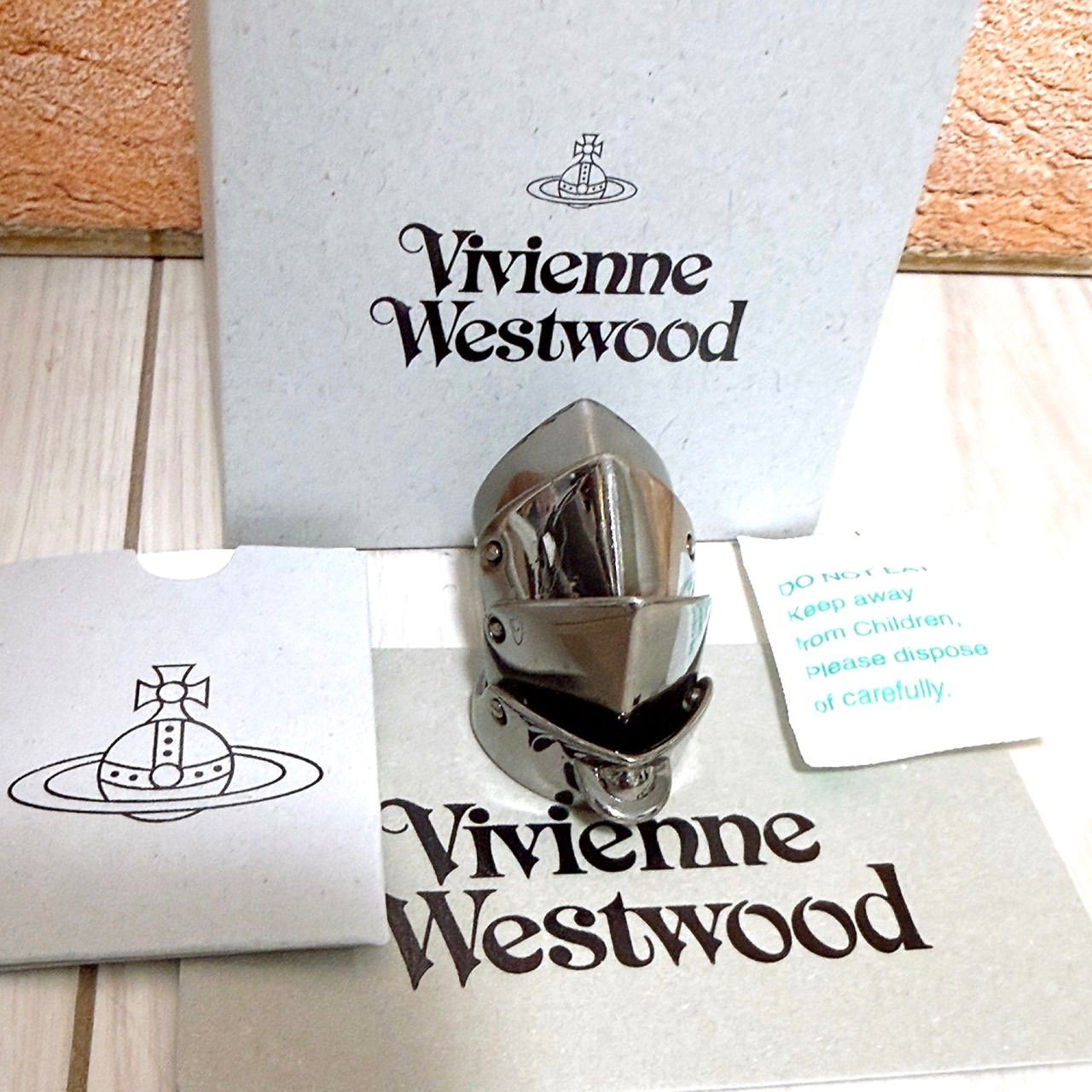 (美品) Vivienne Westwood(ヴィヴィアンウエストウッド)アーマーリング 指輪 ガンメタ 38,870円