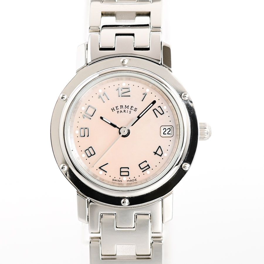 HERMES エルメス 腕時計 クリッパー ナクレ CL4.210