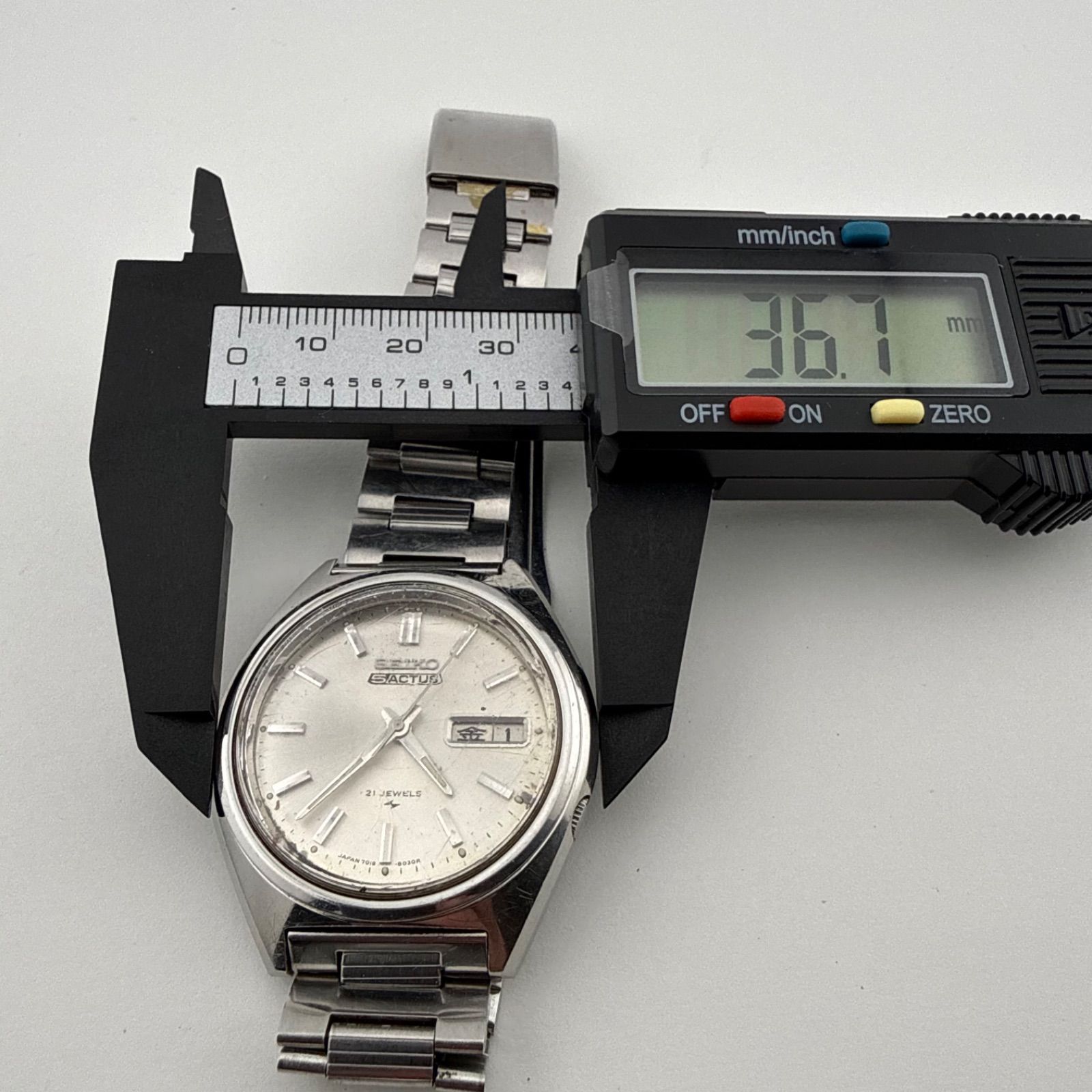 SEIKO セイコー 5 ACTUS 自動巻き 7019-8030 メンズ 腕時計 ジャンク