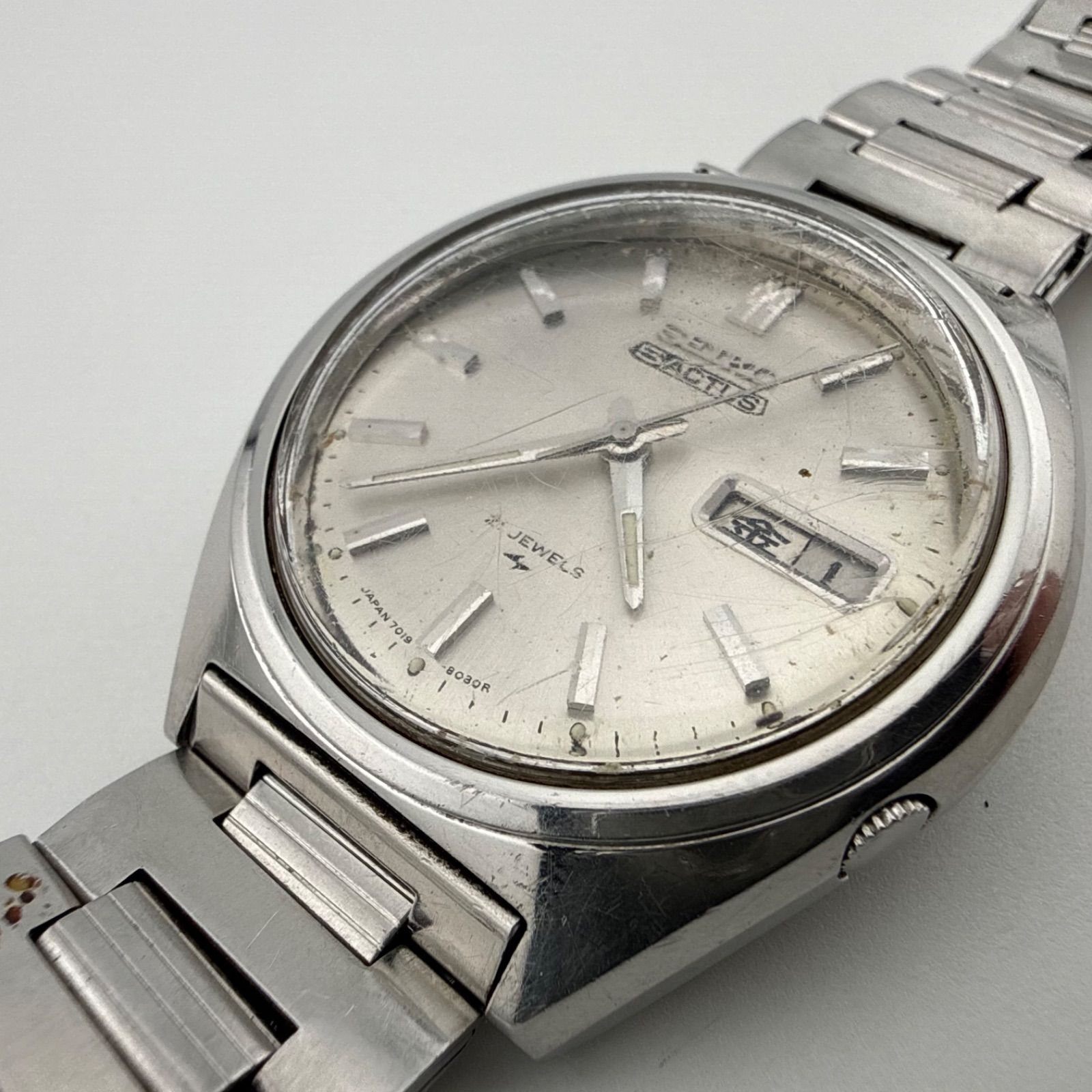 SEIKO セイコー 5 ACTUS 自動巻き 7019-8030 メンズ 腕時計 ジャンク 