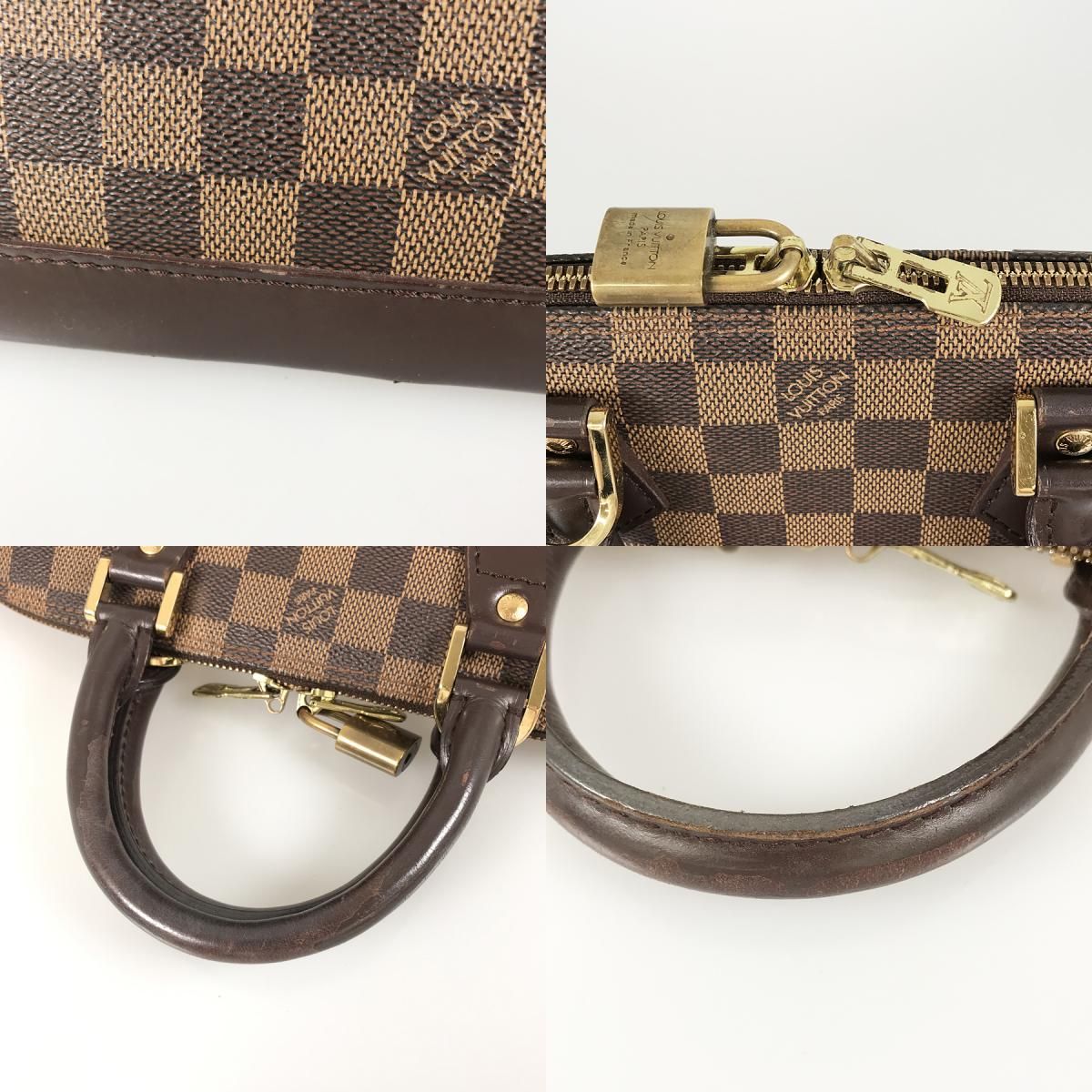 ルイ・ヴィトン LOUIS VUITTON ダミエ アルマ N51131 PVC ハンドバッグ