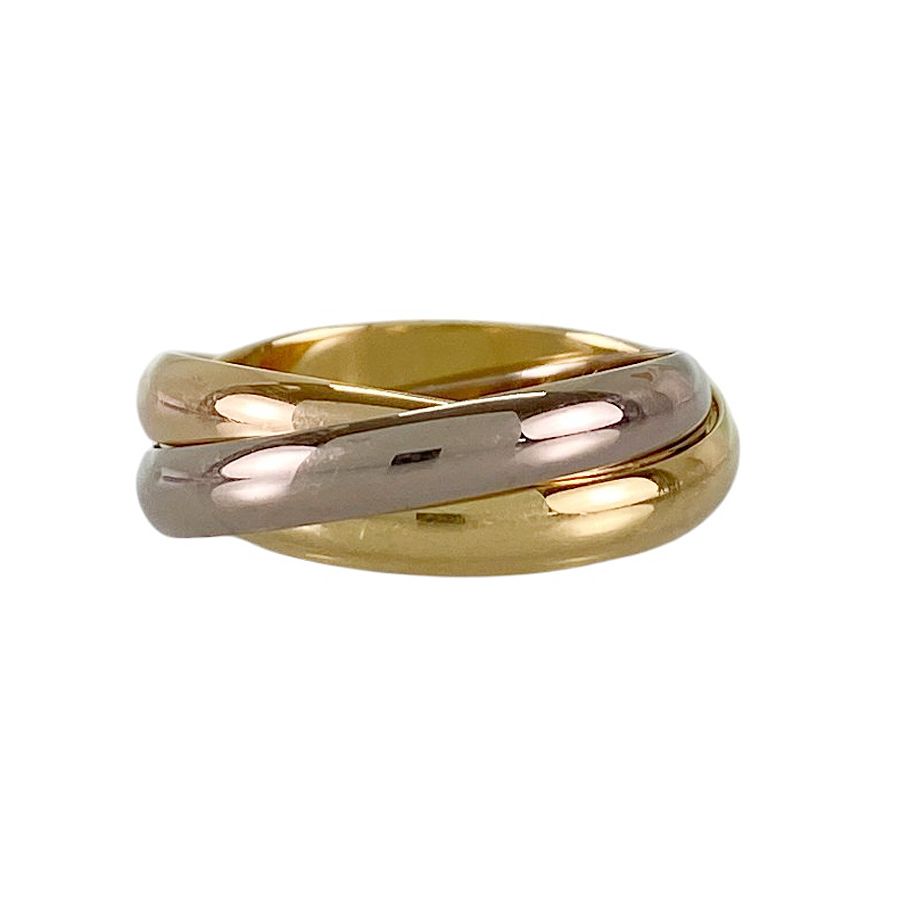 カルティエ Cartier トリニティ SM K18YG 9号(49) リング ss【中古