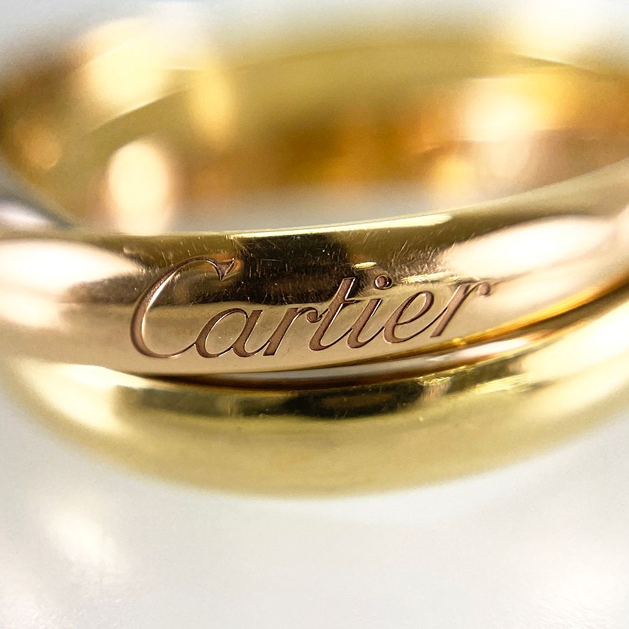カルティエ Cartier トリニティ SM K18YG 9号(49) リング ss【中古