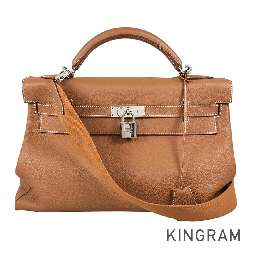 エルメス HERMES マキシ ケリー 42 トゴ ハンドバッグ sh【中古】