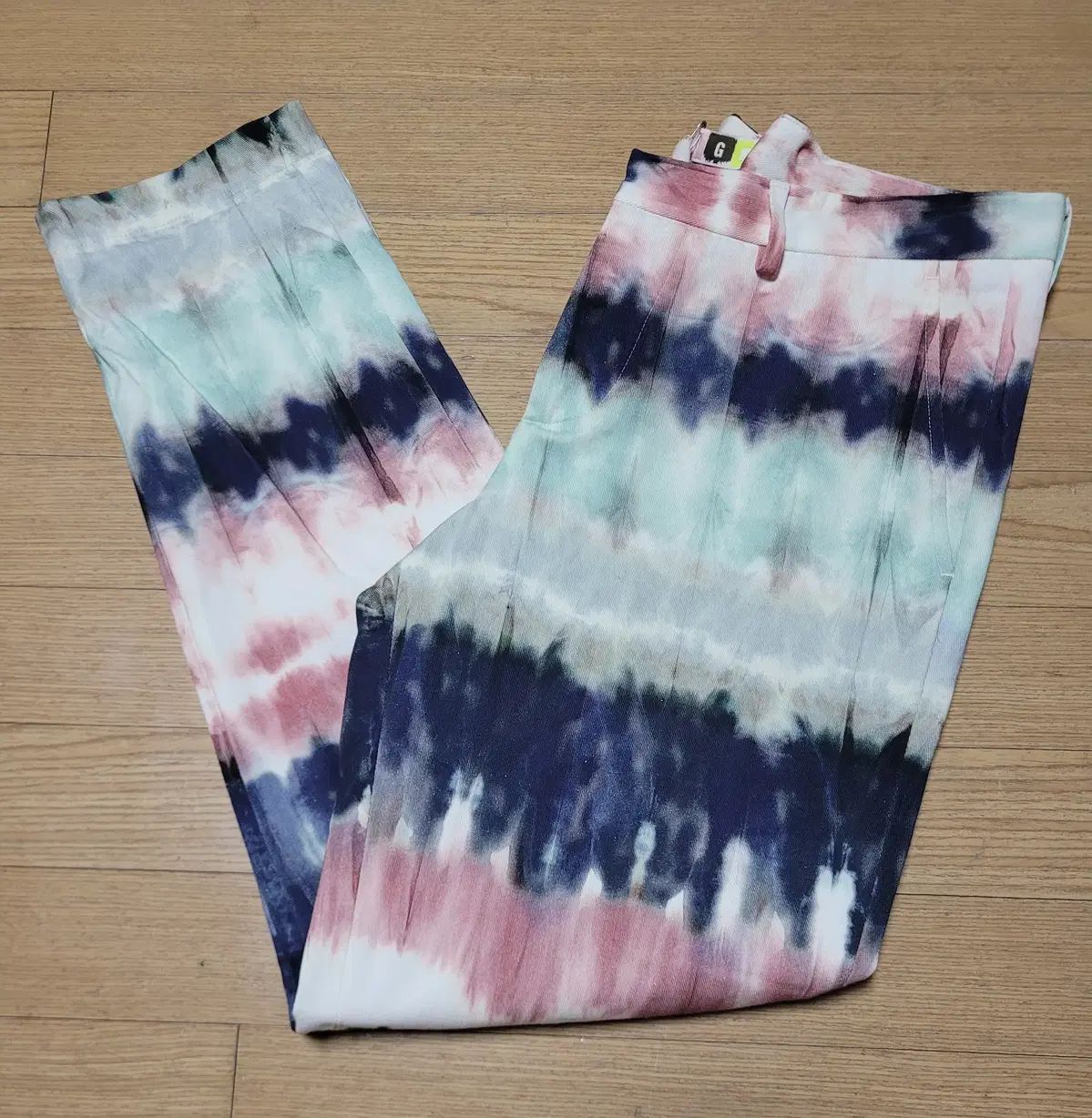 MSGM メンズ マルチカラー タイダイパンツ 86-100