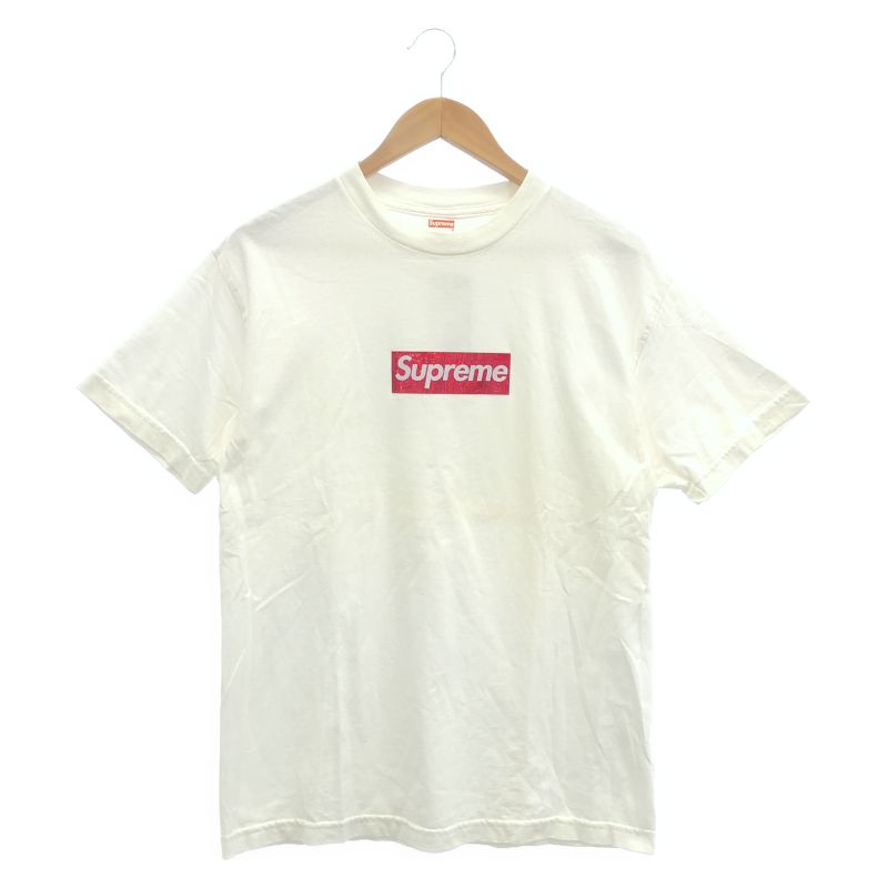 【中古】Supreme 06AW Holographic Box Logo Tee　White M[79]