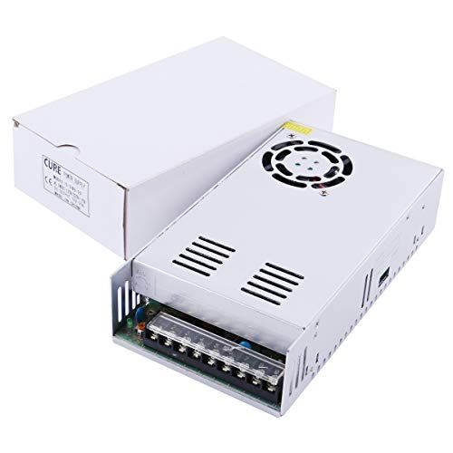 CURE（キュア） 安定化電源 AC DC コンバーター 12V 40A 480W スイッチング電源 直流電源変換器 過負荷電圧遮断 放熱ファン付 日本語説明QRコード 安全保護回路 自動リセット可能 電源装置kk