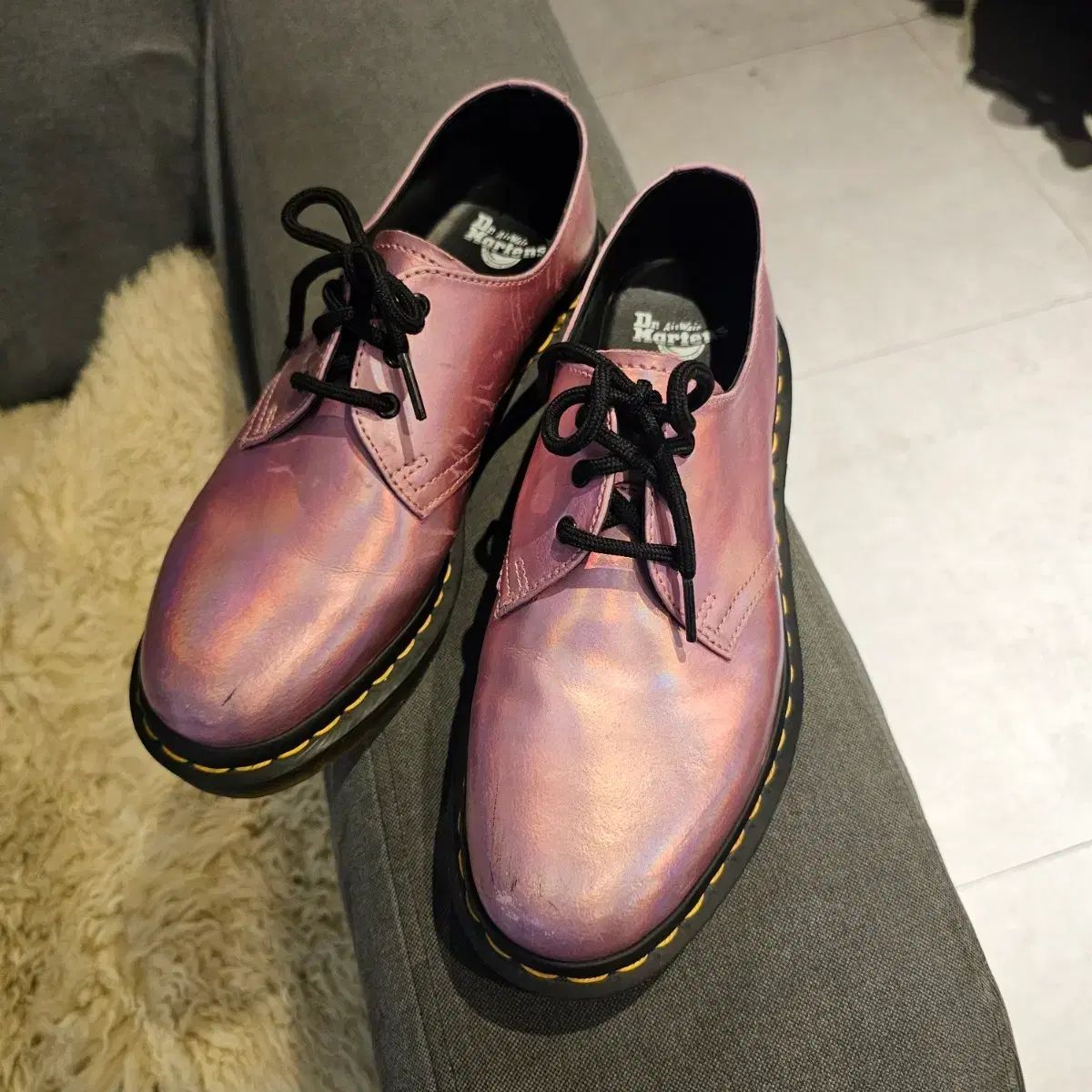 250 DR. MARTENS ドクターマーチン 3ホール アイス fruity mellow ピンク 1461 rs