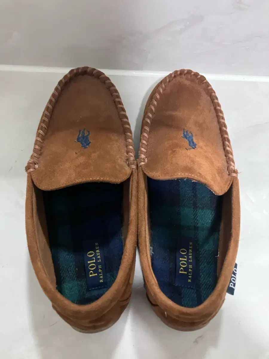 POLO RALPH LAUREN(ポロラルフローレン) モカシン スウェード ローファー 靴 270 ブラウン