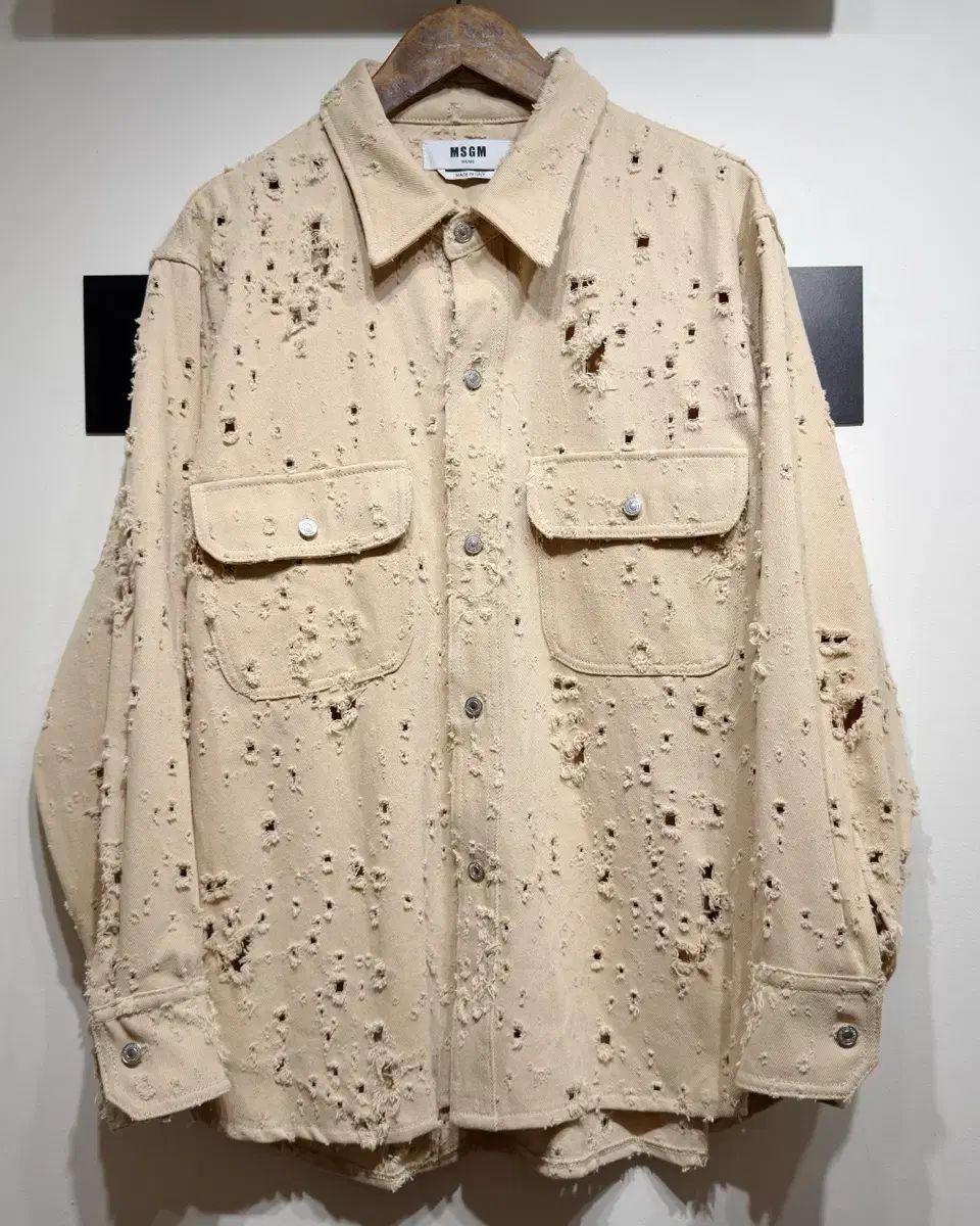 MSGM イタリア ダメージ ジャケット