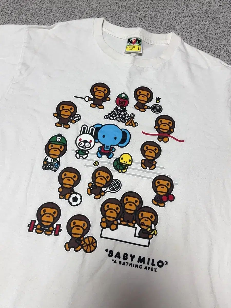 L A BATHING APE アベイシングエイプ マイル マイロ 半袖