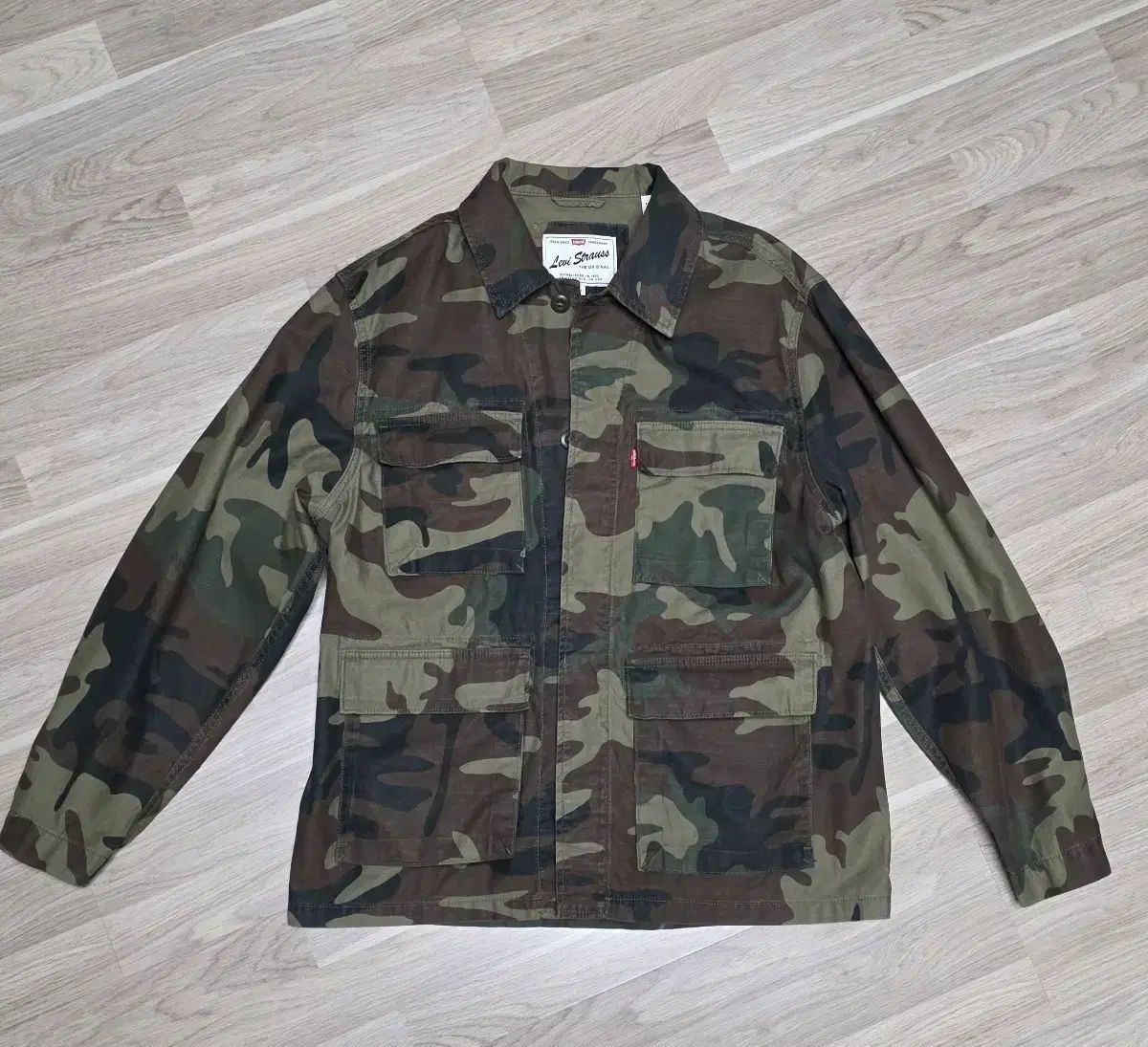 リーバイス フリース ジャケット カモフラ