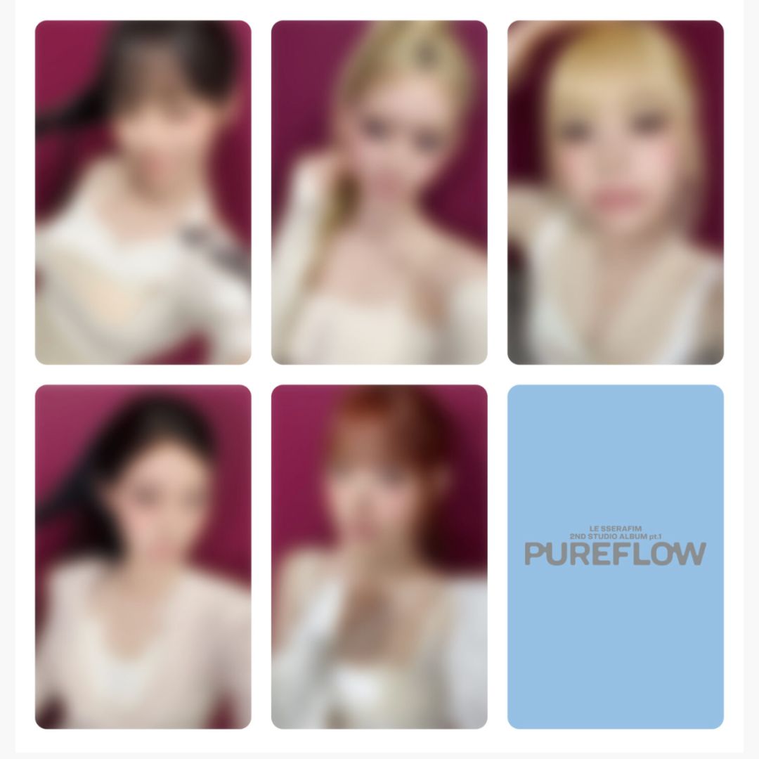 LE SSERAFIM - Album PUREFLOW pt.1 2nd Studio Weverse 'PUREFLOW