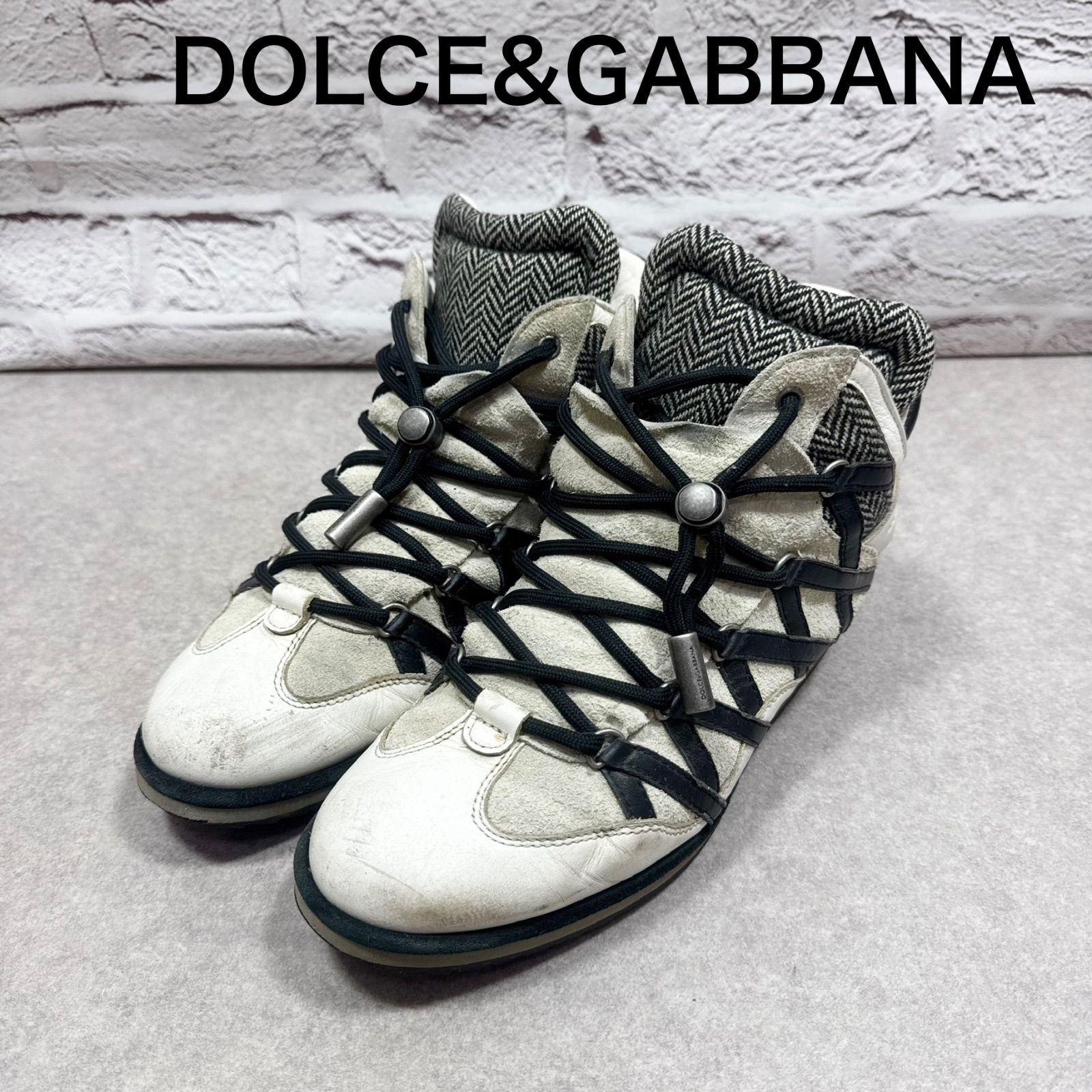 希少モデル DOLCE&GABBANA ドルチェアンドガッバーナ ハイカット スニーカー