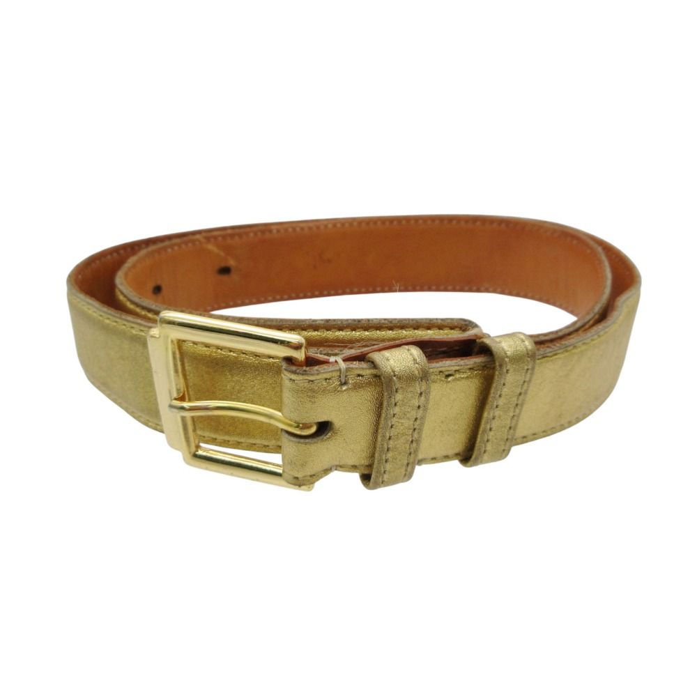YVES SAINT LAURENT イヴ・サンローラン ベルト ゴールド レディース 【中古】