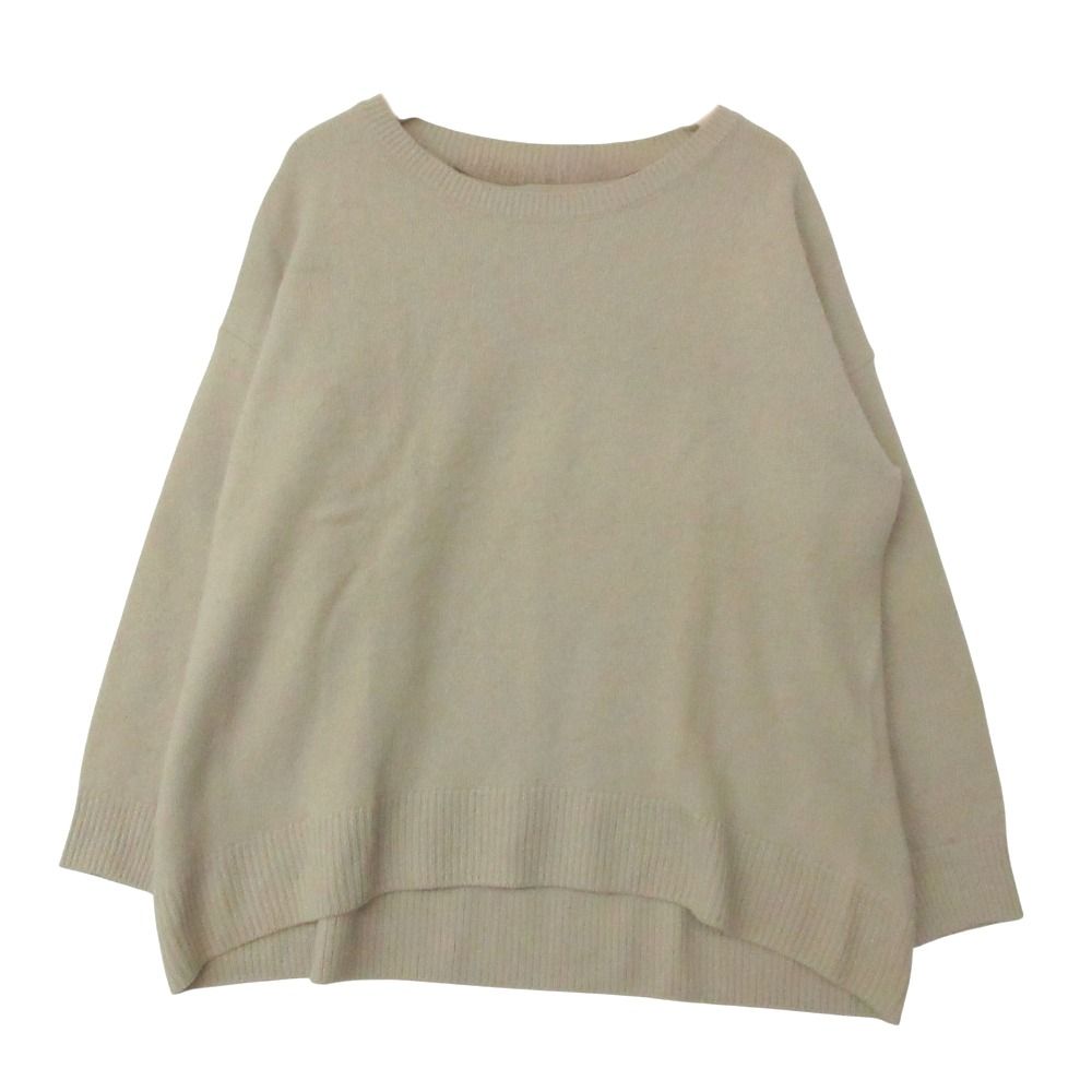 Deuxieme Classe ドゥーズィエムクラス ミューズ セーター プルオーバー ニット ウール混 アルパカ混 長袖 ベージュ レディース 【中古】