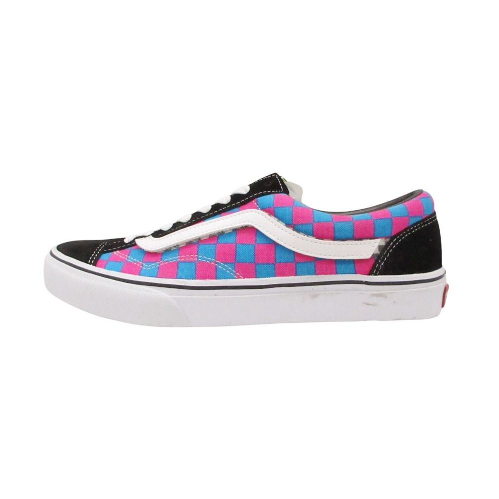 新品同様 VANS バンズ スニーカー V36OG BILLYS チェッカー サーフラインマジックテープ アシンメトリー マルチカラー 9H 27.5cm メンズ