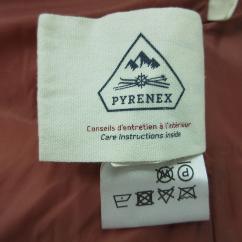 Pyrenex ピレネックス ダウンベスト ノースリーブ ジャケット ブルゾン SPOUTNIC VEST SOFT アウター ピンク系 38 レディース 【中古】