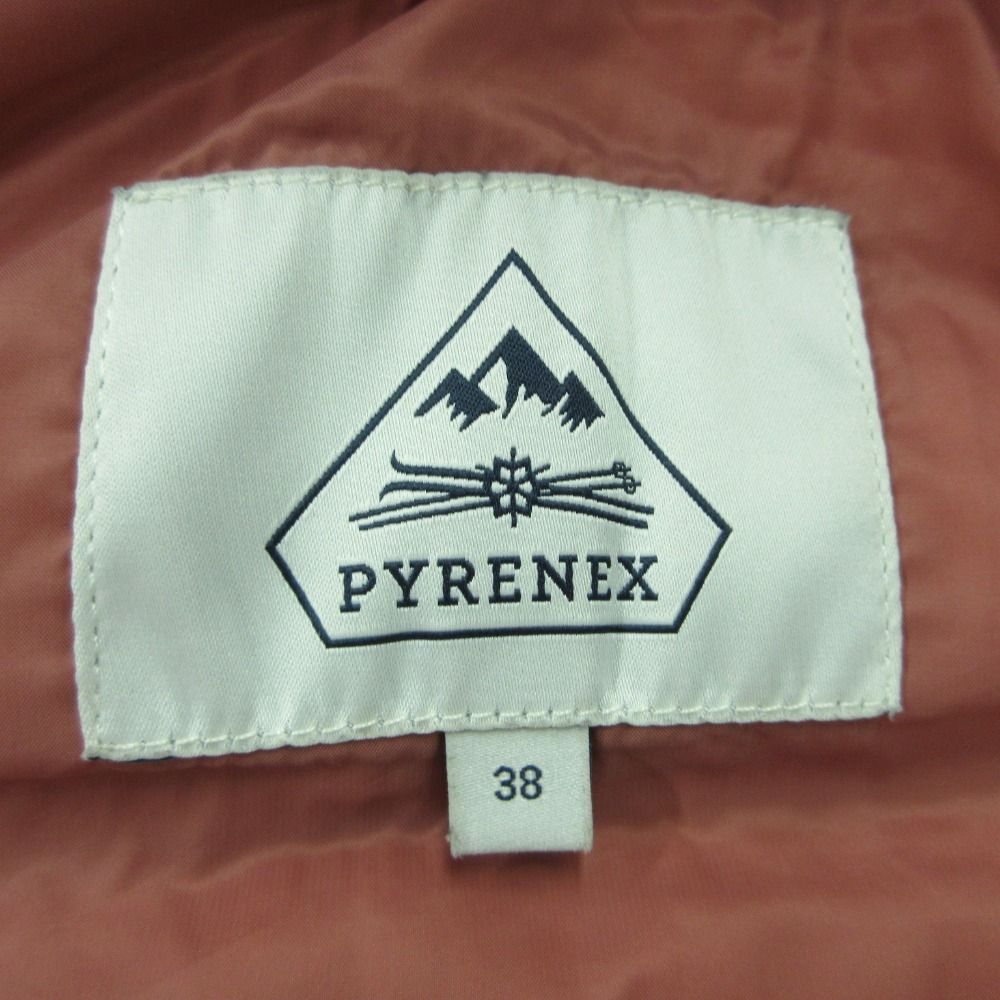 Pyrenex ピレネックス ダウンベスト ノースリーブ ジャケット ブルゾン SPOUTNIC VEST SOFT アウター ピンク系 38 レディース 【中古】