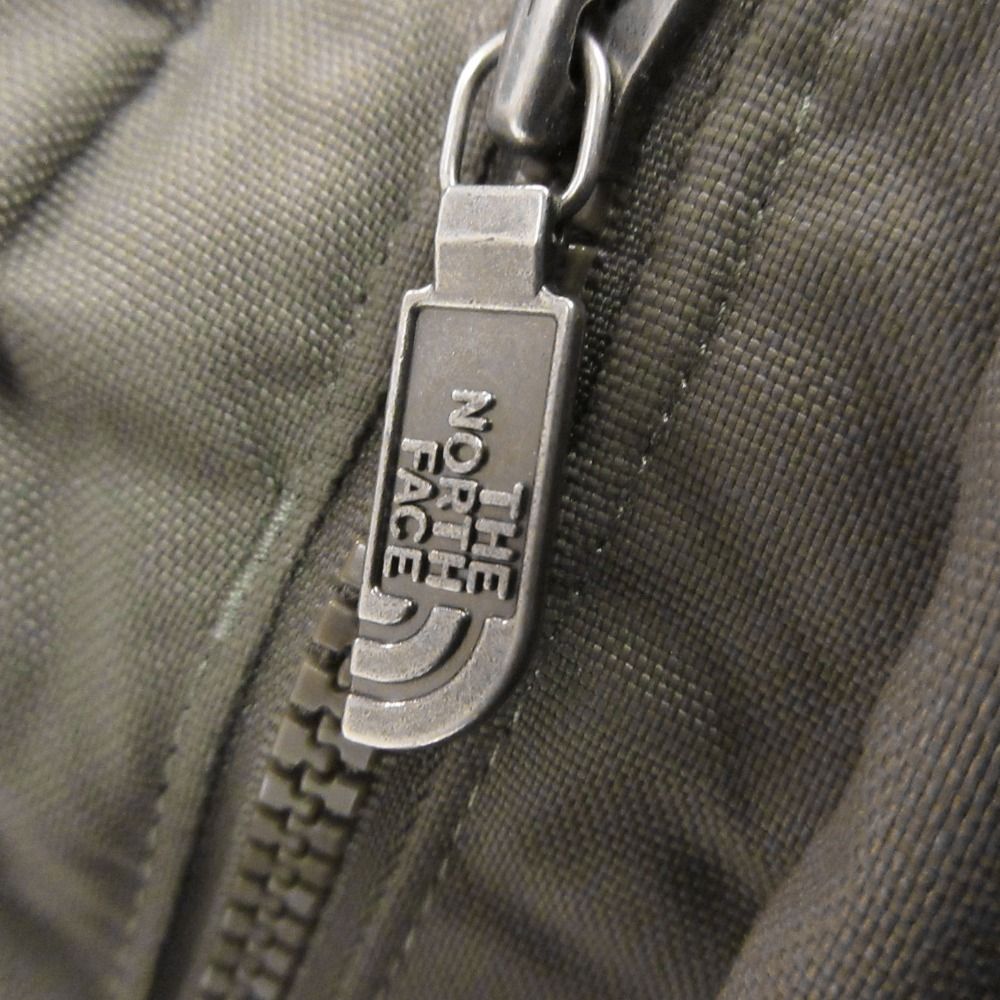 Vintage THE NORTH FACE ザ・ノースフェイス ダウンジャケット ICE HYVENT JACKET コート ナイロン ファー ジップアップ ブルゾン アウター 上着 カーキ L メンズ 【中古】