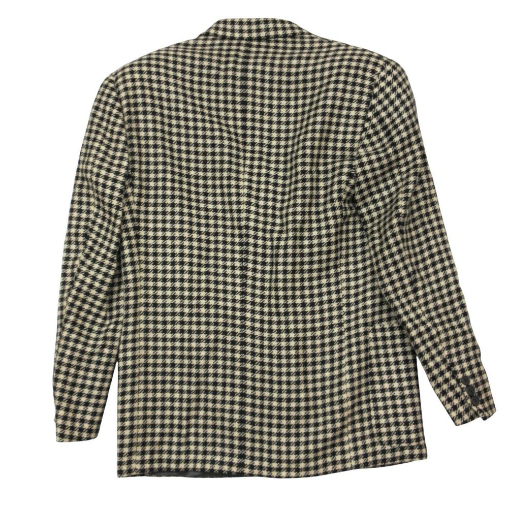Emporio Armani エンポリオ・アルマーニ テーラードジャケット 千鳥格子柄 ウール 2B ブレザー ブルゾン アウター 上着 イタリア製 ブラック 46【M】 メンズ 【中古】 Emporio Armani エンポリオ・アルマーニ テーラードジャケット 千鳥格子柄 ウール 2B ブレザー ブルゾン アウター 上着 イタリア製 ブラック 46【M】 メンズ 【中古】