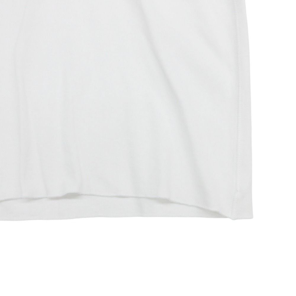 新品同様 Lucien Pellat-Finet ルシアンペラフィネ 長袖Ｔシャツ ジャージ カットソー POW グラフィックプリント トップス ホワイト M メンズ