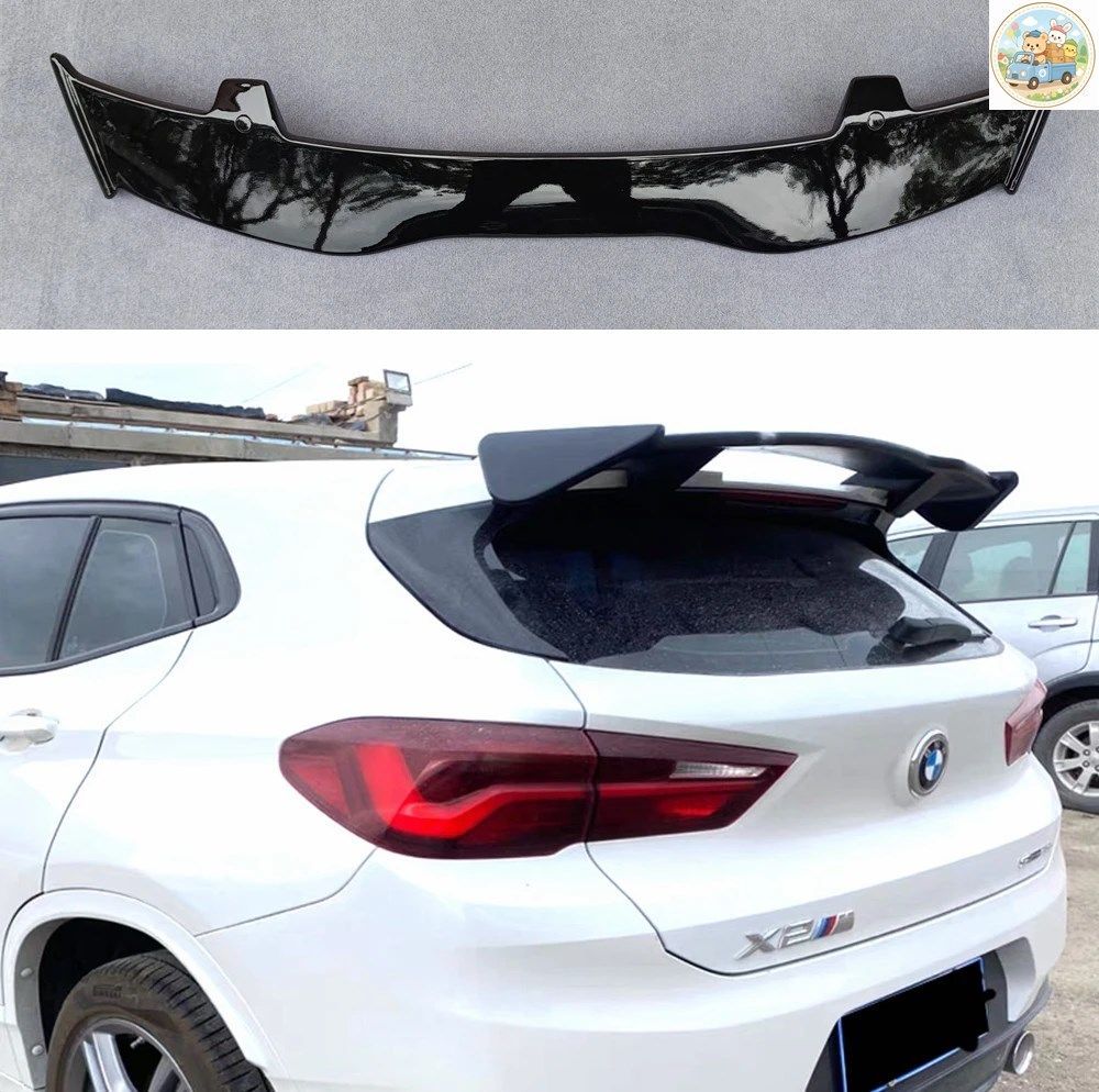 BMW X3 X5 2008-2022 カースタイリング リアルABSルーフリアスポイラー トップエクステリアパーツ