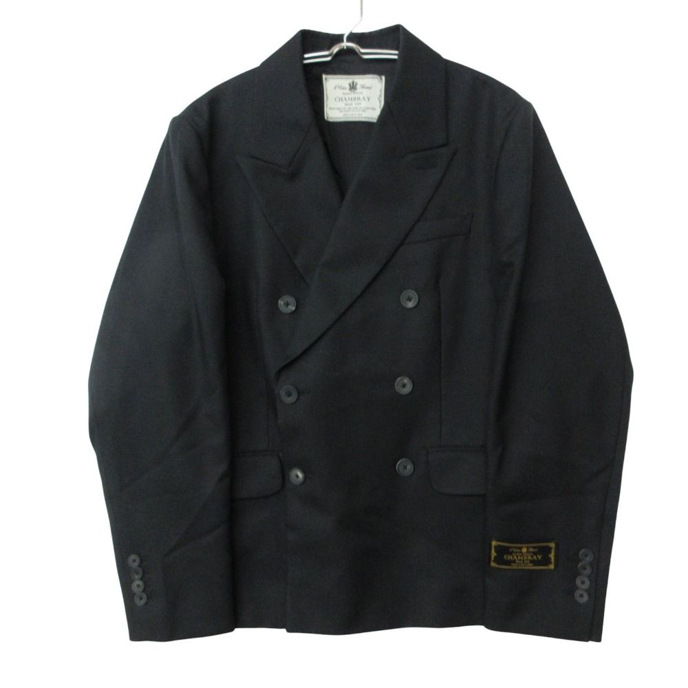 MAISON SPECIAL メゾンスペシャル テーラードジャケット ダブルブレスト ブレザー シャンブレーウール 11252111201 ブラック メンズ 【中古】