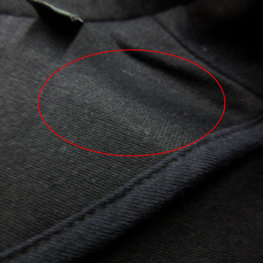 ARMANI EXCHANGE アルマーニエクスチェンジ テーラードジャケット パイピング ニット スウェット ジャージ ロゴ トラック 3KZGFZ ZJ3JZ ブラック XS メンズ 【中古】