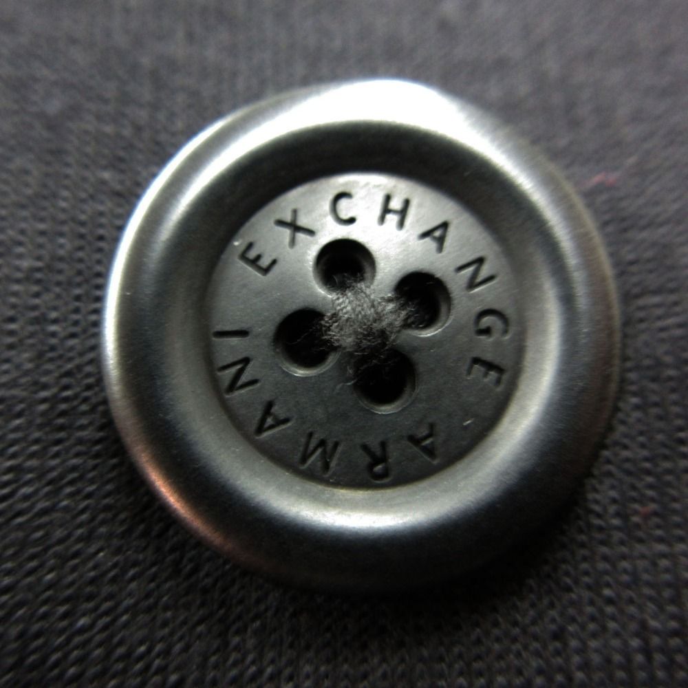 ARMANI EXCHANGE アルマーニエクスチェンジ テーラードジャケット パイピング ニット スウェット ジャージ ロゴ トラック 3KZGFZ ZJ3JZ ブラック XS メンズ 【中古】