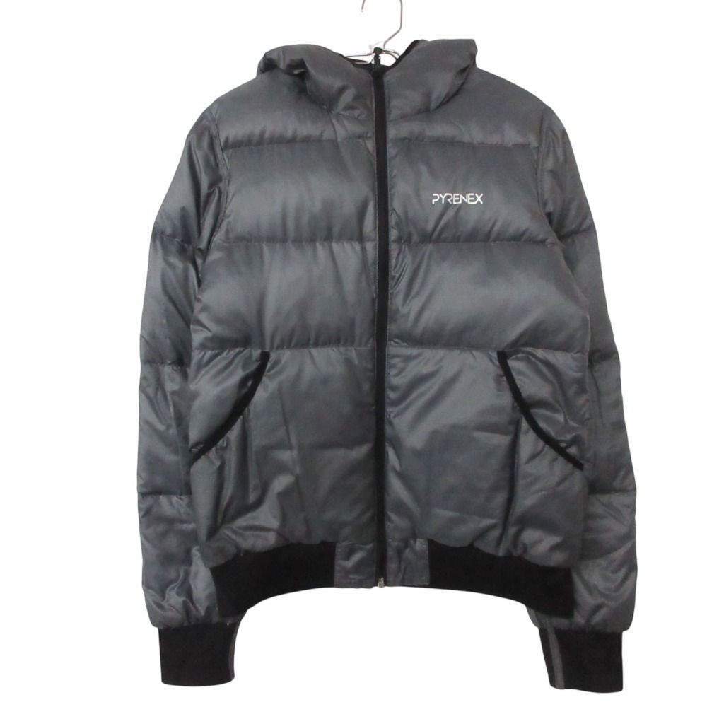 Pyrenex ピレネックス ダウンジャケット リバーシブル ジップアップ ブルゾン アウター グレー 36【S】 レディース 【中古】