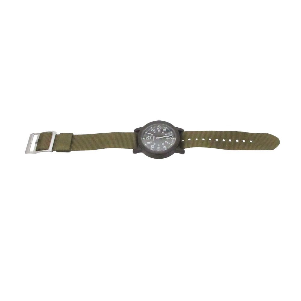13SS TIMEX タイメックス 腕時計 アナログ 時計 ミリタリー ウォッチ OVERSIZE-CAMPER 店舗限定モデル 5気圧防水 カーキ メンズ 【中古】