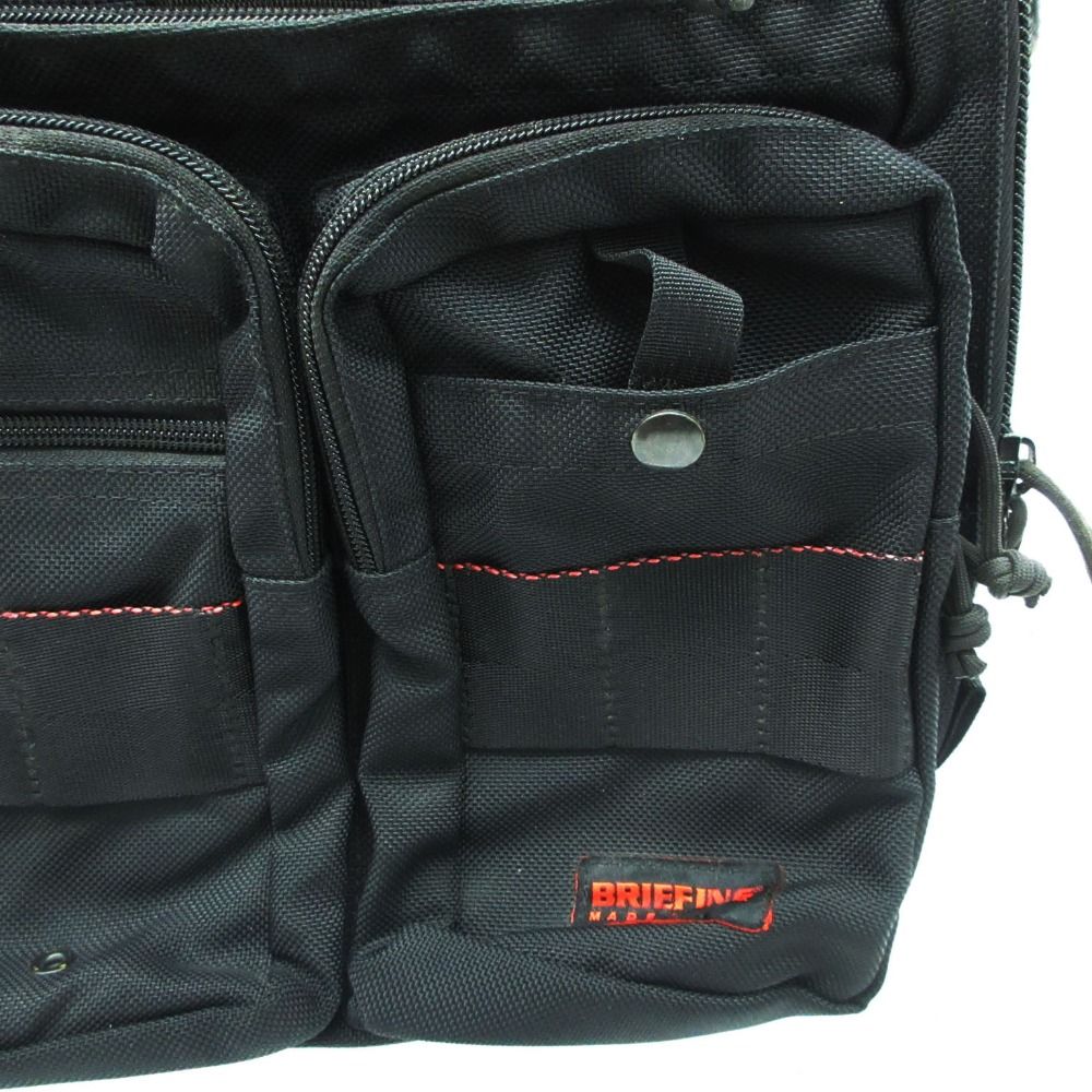 BRIEFING ブリーフィング ビジネスバッグ ナイロン ブリーフケース 鞄 ブラック メンズ 【中古】