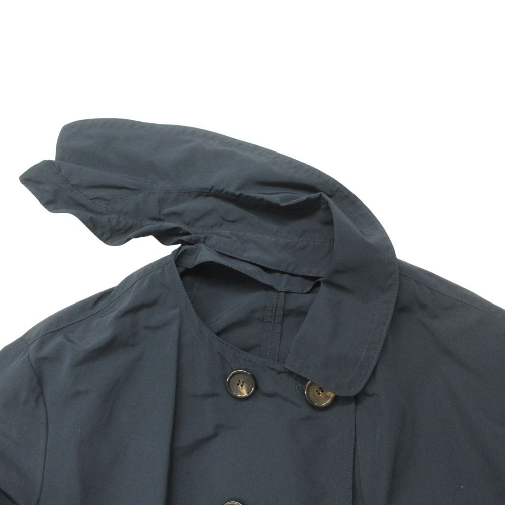 美品 MAX MARA マックスマーラ The Cube トレンチコート ロング丈 ジャケット 襟付き スプリングコート 902104976 ネイビー 40 レディース 【中古】 美品 MAX MARA マックスマーラ The Cube トレンチコート ロング丈 ジャケット 襟付き スプリングコート 902104976 ネイビー 40 レディース 【中古】