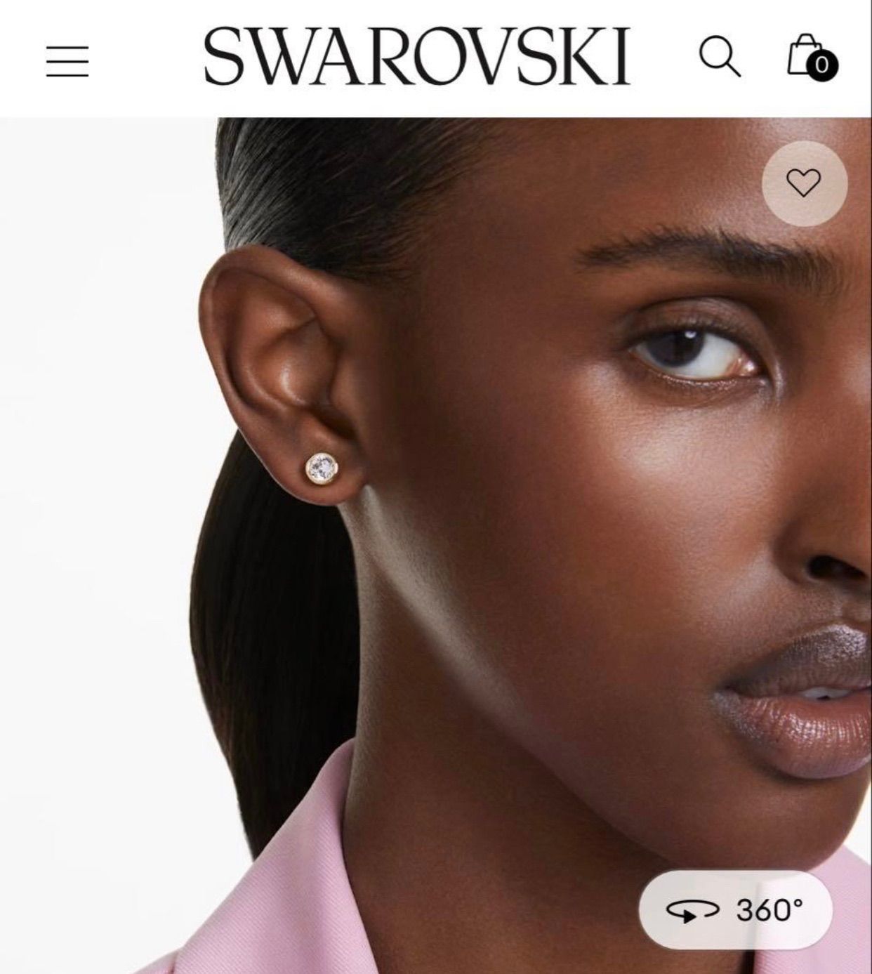 スワロフスキー　Swarovski Imber ピアス