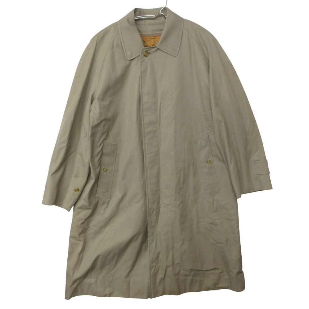 vintage Burberrys バーバリーズ ステンカラーコート バルマカーンコート ノバチェックライナー ジャケット アウター ベージュ 165【S】 メンズ 【中古】