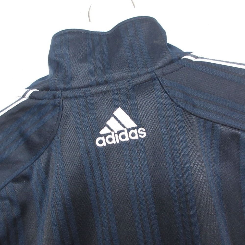 adidas アディダス ジャージ ロゴ刺繍 ネイビー XO【XXL】 メンズ
